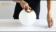 Installing Cattel Simple Globe Glass Shade Indoor Wall Sconce #0010698-1