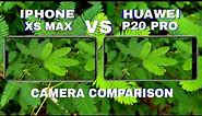 iPhone XS Max VS Huawei P20 Pro Camera Test
