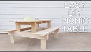 How To Build a Modern Picnic Table | Easy Outdoor DIY | Modern Builds EP. 71