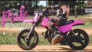 Pink PW50 Dirtbike
