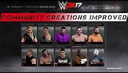 WWE 2K17- COMMUNITY CREATIONS