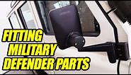 How to swap your door hinges and fit military spec unbreakable mirrors!