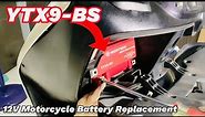 How to Replace 12V Motorcycle Battery YTX9-BS | GTS VTS 200 Dry Gel Battery Replacement DIY