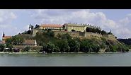 4K a walk through the Petrovaradin fortress in Novi Sad, Serbia