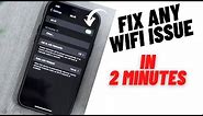 My iPhone wont connect to Wifi -Solved
