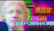Photoshop: How to Create a VAPORWAVE Graphic.