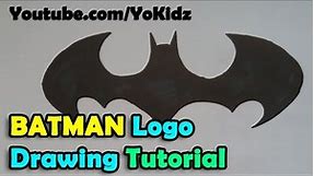 How to draw Batman logo