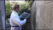 Apply the right stucco thickness to block walls.
