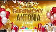 Antonia - Happy Birthday Antonia