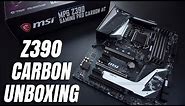 MSI MPG Z390 Gaming Pro Carbon AC Unboxing & First Look