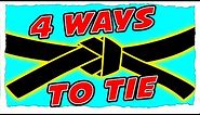 How to Tie a Karate Belt | 4 Different Ways to Tie a Karate Belt