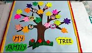 Family tree School Project/How to make your own simple family tree/How to draw family tree/DIY Famil