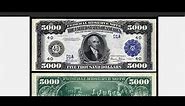How Much Is A 1918 5000 Dollar Bill Worth Today