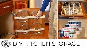 3 Easy DIY Kitchen Organization Projects | Basic Tools