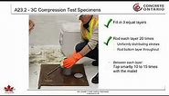 CSA A23.2-19-3C - Making and curing concrete compression and flexural test specimens
