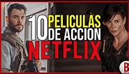 TOP 10 Mejores PELÍCULAS de ACCIÓN de NETFLIX