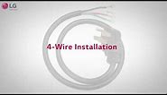 LG Dryer - 3-Wire & 4-Wire Installation