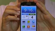 Galaxy S4 for newbies setting Home Screen Mode to Easy