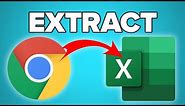 How to Extract Data from ANY Website to Excel