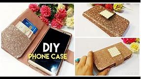 HOW TO MAKE easy PHONE CASE/COVER | PHONE WALLET using cardboard