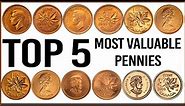 Top 5 Most Valuable Pennies – Rare Canadian Pennies in Your Pocket Change!!