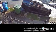 Caught on #ringdoorbell In broad daylight, my Ring doorbell captured an odd scene: a person nonchalantly making off with our garbage cans. It's the kind of bizarre daytime caper that leaves you wondering,