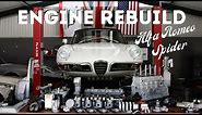 Engine Rebuild for the 1967 Alfa Romeo Spider project.