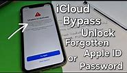 iCloud Bypass/Unlock without Computer with Forgotten Apple ID or Password Any iPhone/iOS