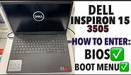 Dell Inspiron 15 3505- How To Enter Bios (UEFI) & Boot Menu Options