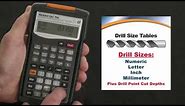 Machinist Calc Pro Drill Size Chart How To Use
