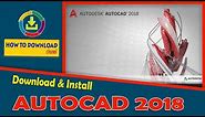 How to download and install AutoCAD 2018 for window 10 .......