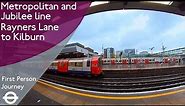 London Underground First Person Journey - Rayners Lane to Kilburn