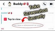 How to Take Screenshot on Snapchat without Them Knowing | iPhone/Android
