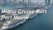 Miami cruise port walking | Cruise Terminal A B C D E F | Port Miami