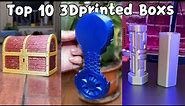 Top 10 3D Printed Boxes - Fun and Useful！2021