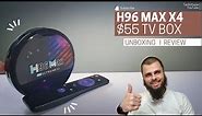 H96 Max X4 TV BOX Unboxing I Review - Android TV Play Store - S905X4 - 4K YouTube - Gaming test AV1