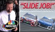 SLIDE JOB! Dale Jr., Kyle Busch, Kyle Larson revisit viral moment | Motorsports on NBC