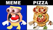 Pizza Tower Meme but All Becomes Pizza