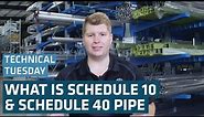 What is Schedule 10 and Schedule 40 Pipe? | Technical Tuesday