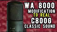 The Warm Audio WA 8000 Modification to REAL Sony c800g Sound