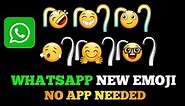 Whatsapp Hair emoji trending | NEW Hair emoji trick | How to send new trending emoji in whatsapp