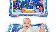 Tummy Time Water Mat 丨Water Play Mat for Babies Inflatable Tummy Time Water Play Mat for Infants and Toddlers 3 to 12 Months Promote Development Toys Cute Baby
