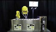 Two Ultra Fast Robots Pick & Place Batteries to Form Group Patterns - FANUC America