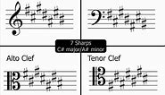 Music Theory - Understanding Alto & Tenor Clefs (Reading Notes/Key Signature Layout)