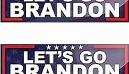 Lets Go Brandon Bumper Sticker, Funny Bumper Stickers, Gloss Laminated, Totally Waterproof and Scratch Proof