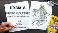 How to draw a Dementor