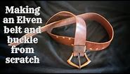 Crafting An Enchanting Elven Bronze Belt Buckle And Belt From Start To Finish