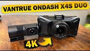Vantrue X4S Duo 4K Dash Camera - Install, Review, Driving Footage