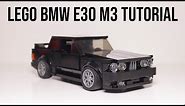 LEGO BMW E30 M3 Moc Build Tutorial
