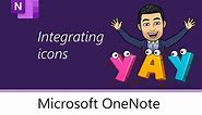 OneNote - Integrating icons from Microsoft PPT 🎉